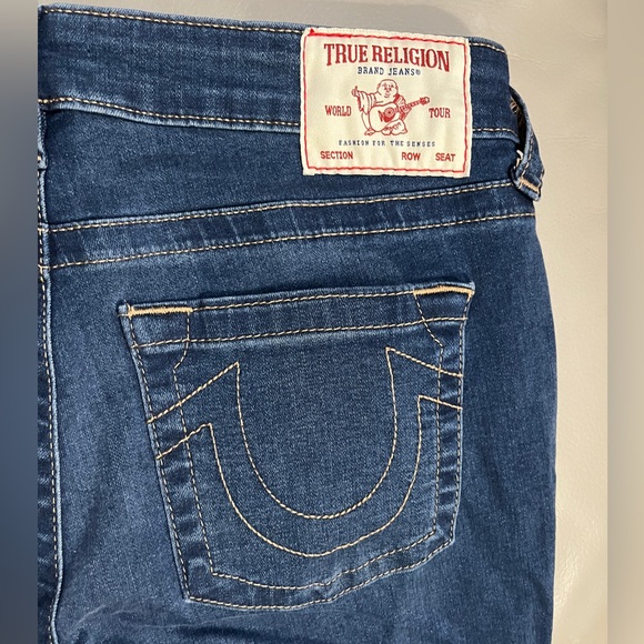 NWT - True Religion Women’s Halle Mid Rise Super Skinny Jeans - Size 30 - Picture 10 of 11